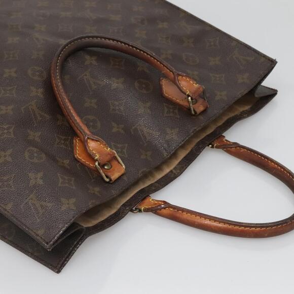 LOUIS VUITTON Monogram Sac Plat Hand Bag M51140 - Picture 6 of 12